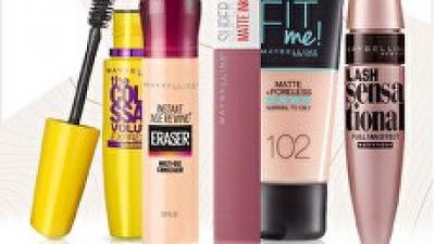 Dámska kozmetika v akcii.